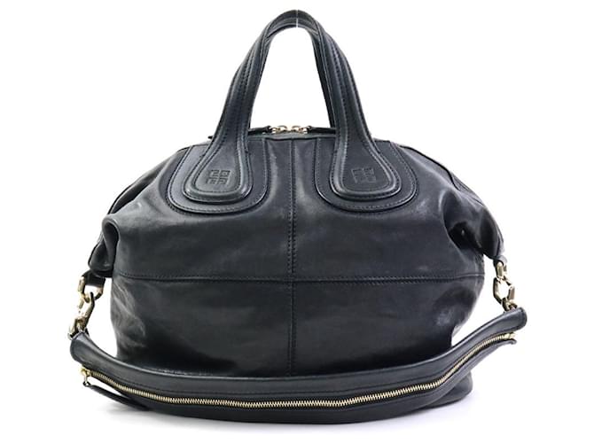 GIVENCHY Preto Couro  ref.1362032