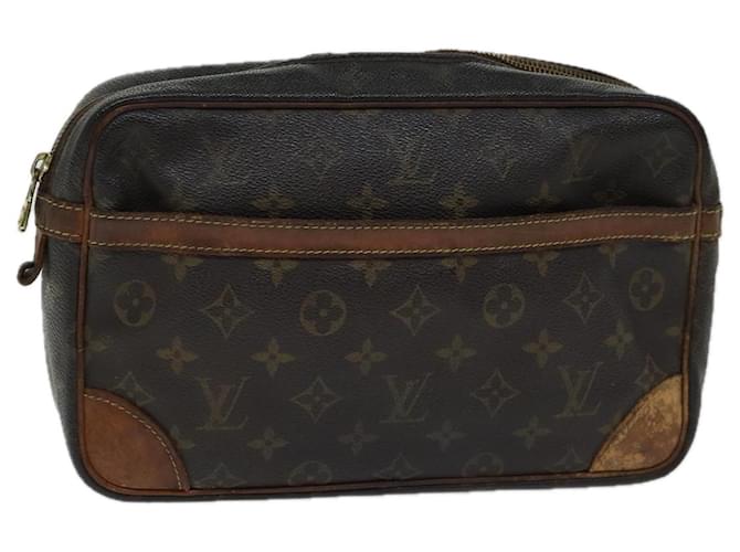 Louis Vuitton Monogram Compiegne 28 Clutch Bag M51845 LV Auth 71692 Cloth  ref.1362097