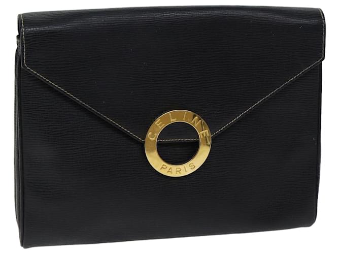 バッグ CELINE CIRCLE LOGO NYLON SHOULDER BAG CELINE Circle logo vintage Shoulder Bag Nylon / Leather
