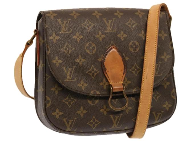 LOUIS VUITTON Monogram Saint Cloud GM bolsa de ombro M51242 LV Autenticação cl827 Monograma Lona  ref.1362165