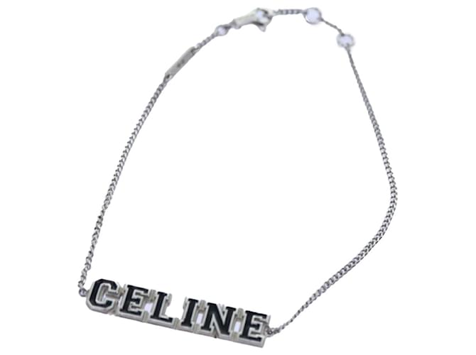 Céline CELINE Bracelet Silver Auth 72100 Silvery Metal  ref.1362170