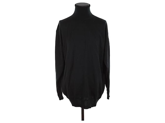 Saint Laurent Cotton sweater Black  ref.1362203
