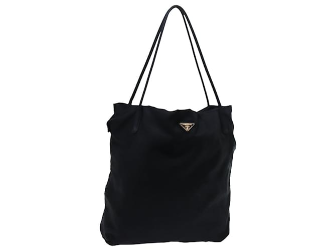 PRADA Tote Bag Nylon Noir Authentique 71870  ref.1362223