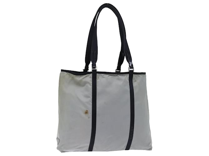PRADA Tote Bag Nylon Gray Auth 72560 Grey  ref.1362231