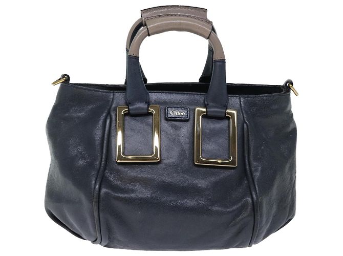 Chloé Ethel Blu navy Pelle