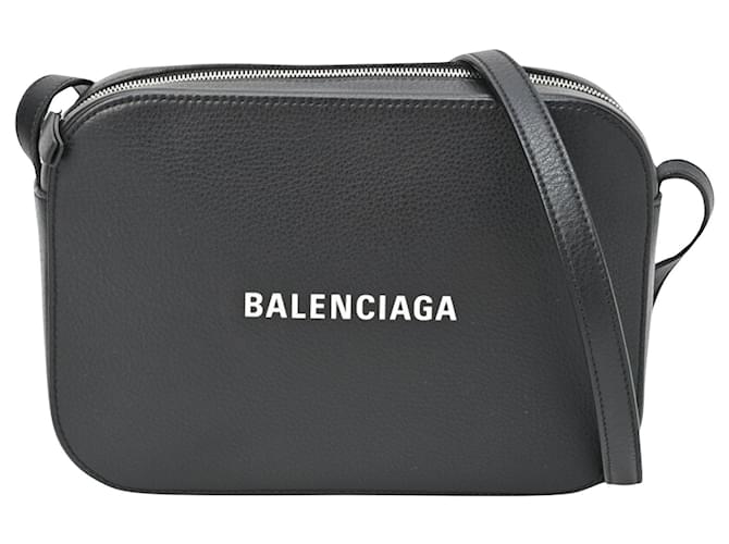 Balenciaga Everyday Preto Couro  ref.1362396