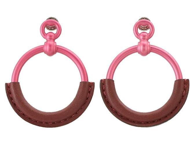 Hermès Loop Pink Leather  ref.1362506