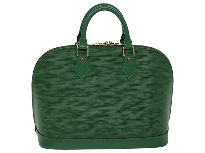 Louis Vuitton Alma Verde Couro  ref.1362527