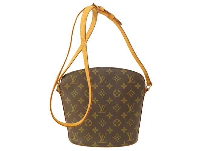 Louis Vuitton Drouot Brown Cloth  ref.1362541