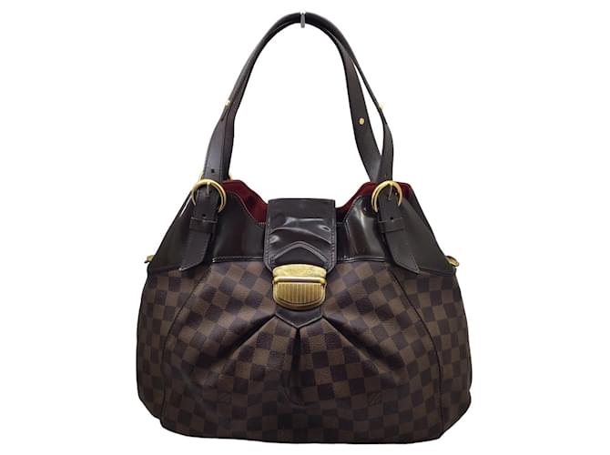 Louis Vuitton Sistina Brown Cloth  ref.1362662