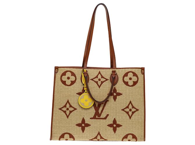 Louis Vuitton Onthego GM Synthétique Beige  ref.1362663