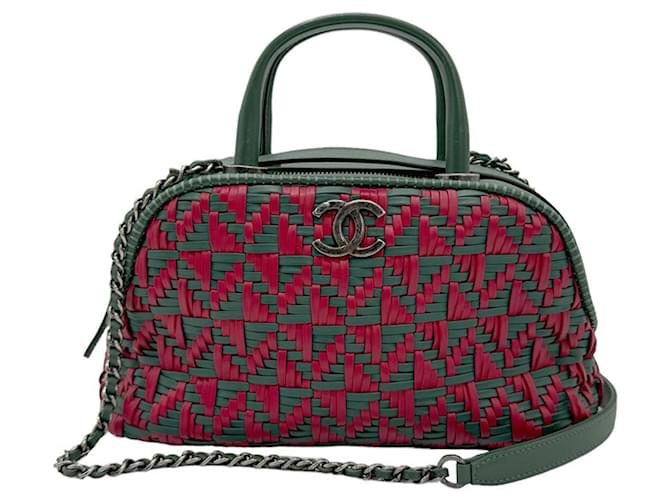 Chanel Red Leather  ref.1362707