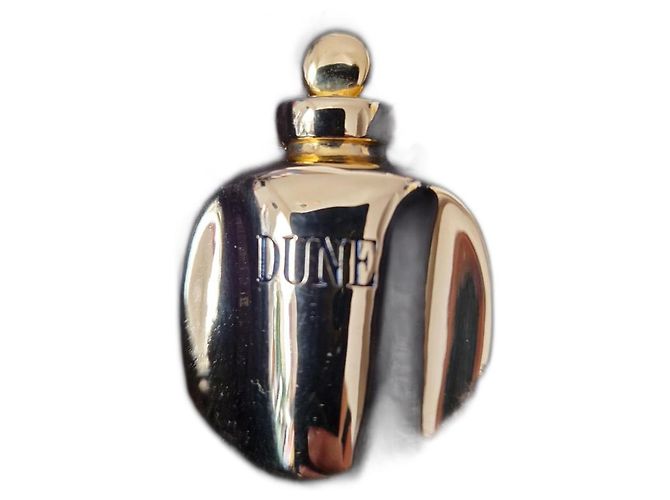 Christian Dior Dune Brosche goldfarben Golden