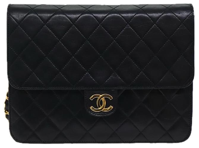 Timeless Chanel intemporal Preto Couro  ref.1362794