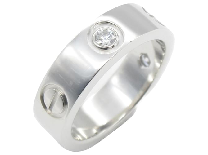 Cartier Love Silvery White gold  ref.1362807
