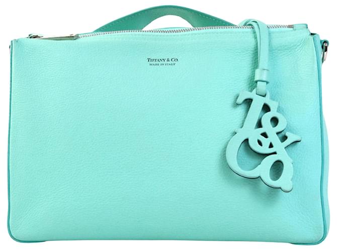 TIFFANY & CO Blue Leather  ref.1362838