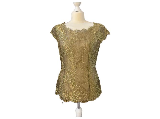 Emanuel Ungaro Top in Gold aus Polyester Golden