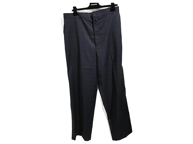 BALENCIAGA  Trousers T.International M Wool Blue  ref.1362889