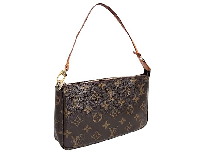 Louis Vuitton Pochette Accessoire Brown Cloth  ref.1362959