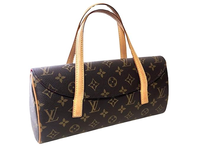 Louis Vuitton Sonatine Marrone Tela  ref.1363002