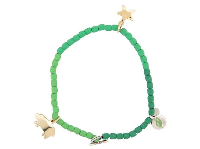 PULSEIRA DODO POMELLATO TENAKA + ALÇA DE PINGENTE DE PORCO STELLINA Verde Plástico  ref.1363036