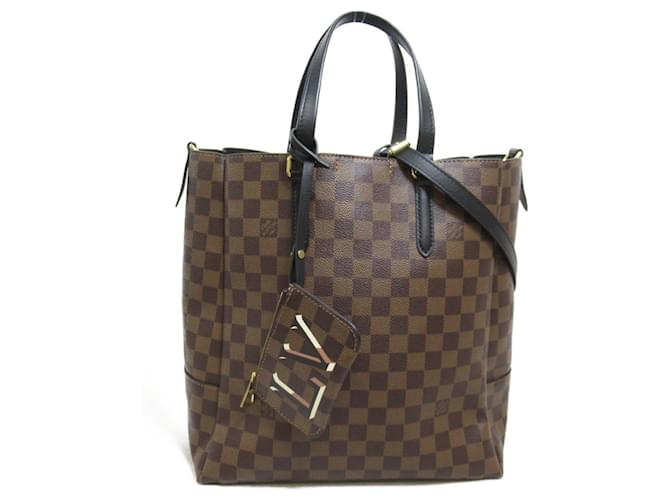 Louis Vuitton BELMONT Toile Marron  ref.1363062