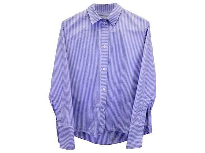 Stella Mc Cartney Stella McCartney Striped Shirt in Blue Cotton  ref.1363117