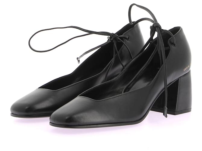 Autre Marque CHYLAK Pumps T.EU 37 Leder Schwarz  ref.1363149