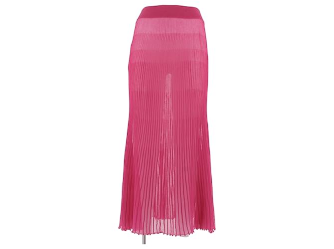 JACQUEMUS  Skirts T.fr 38 cotton Pink  ref.1363193