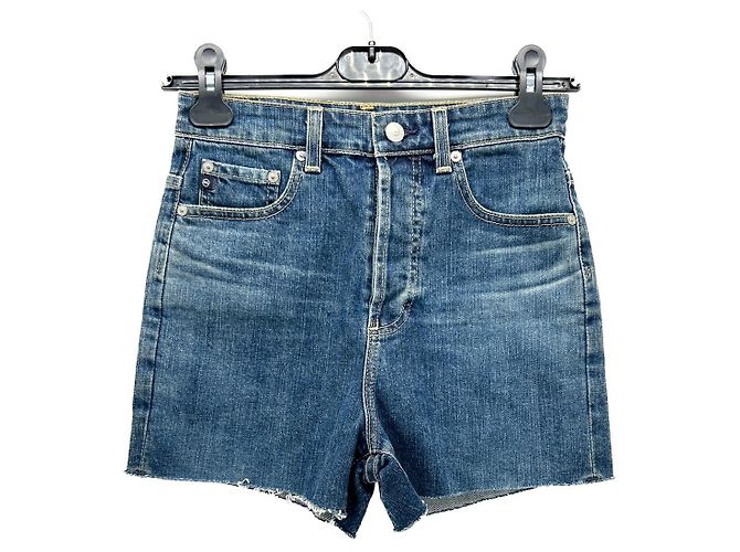 Shorts Alexa Chung T.US 26 de algodão Azul