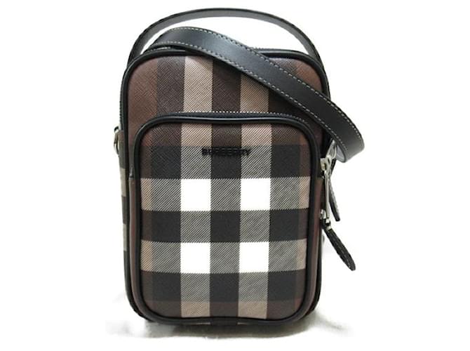 Burberry House Check Wyatt Crossbody Bag  Canvas Crossbody Bag 8049118 in excellent condition Cloth  ref.1363217