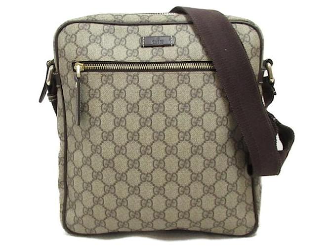 Gucci GG Canvas Crossbody Bag  Canvas Crossbody Bag 201448 in good condition Cloth  ref.1363220