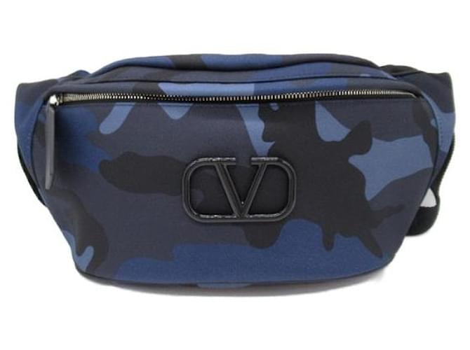 Valentino Camouflage Print Bum Bag  Canvas Crossbody Bag TY2b0827MPR in Excellent condition Cloth  ref.1363221
