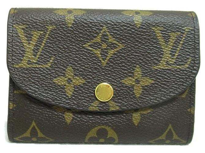 Porte-monnaie Rosalie Louis Vuitton en toile M62361 en très bon état  ref.1363250