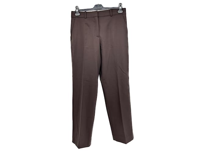 Pantaloni COS T.fr 36 WOOL Marrone Lana  ref.1363260