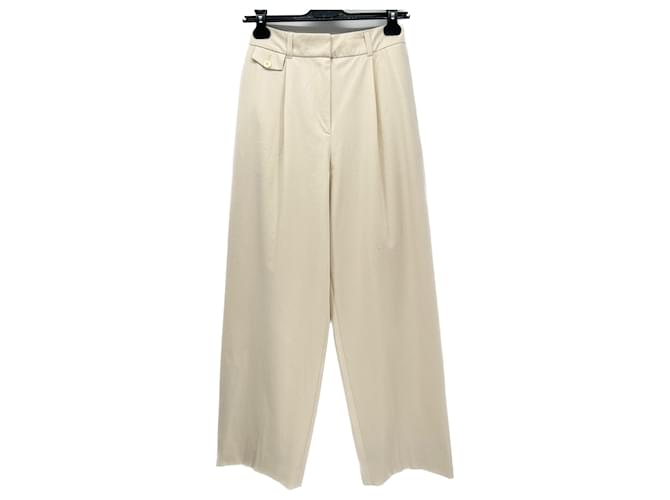 SAMSOE & SAMSOE Pantalon T.International XS Coton Beige  ref.1363306