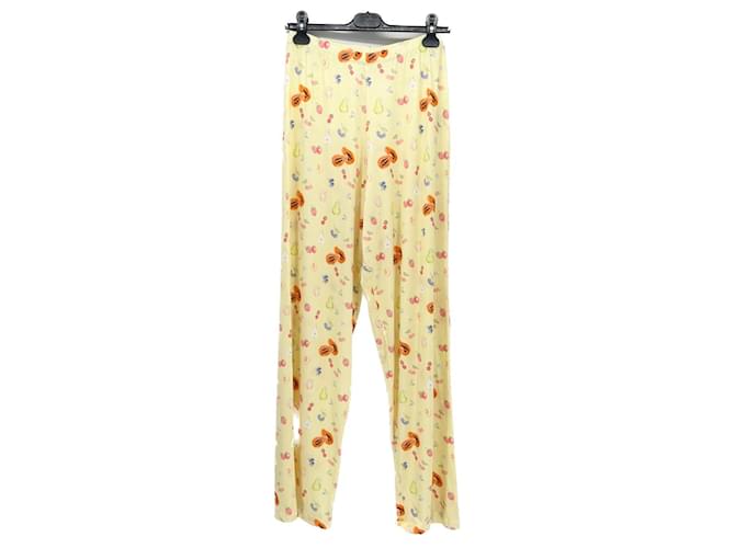 Autre Marque DJERF AVENUE  Trousers T.International S Synthetic Yellow  ref.1363325