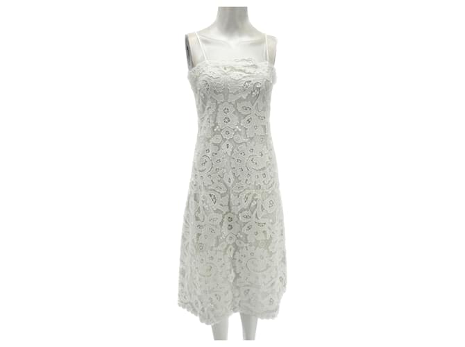 SEA NEW YORK  Dresses T.International S Cotton White  ref.1363349