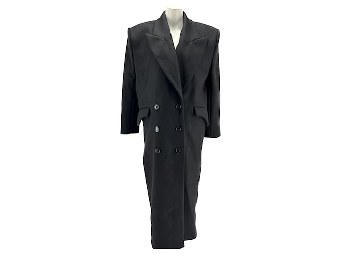 Autre Marque NON SIGNE / UNSIGNED  Coats T.International M Polyester Black  ref.1363352