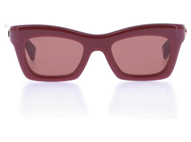 GUCCI Occhiali da sole T.  plastica Rosso  ref.1363364