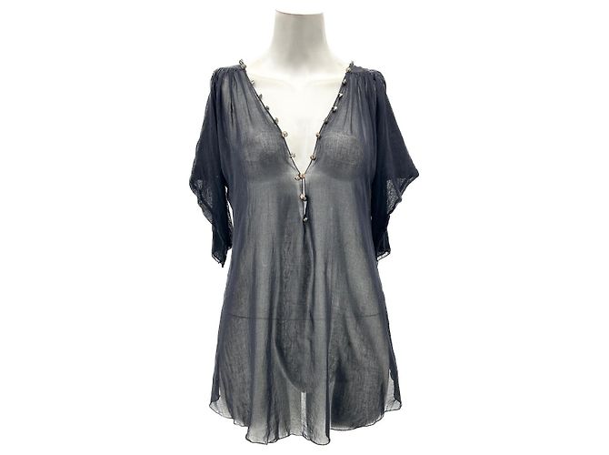 Chloé top T.FR 38 Algodón Negro