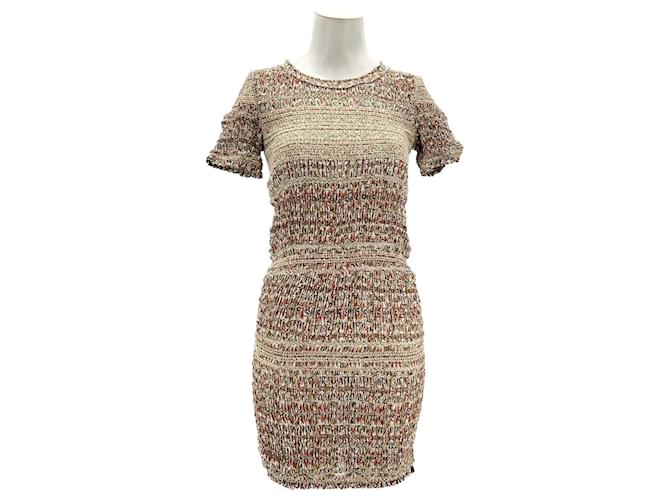 ISABEL MARANT  Dresses T.fr 36 silk Beige  ref.1363447