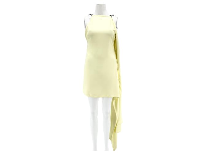 COURREGES  Dresses T.fr 38 Viscose Yellow  ref.1363453