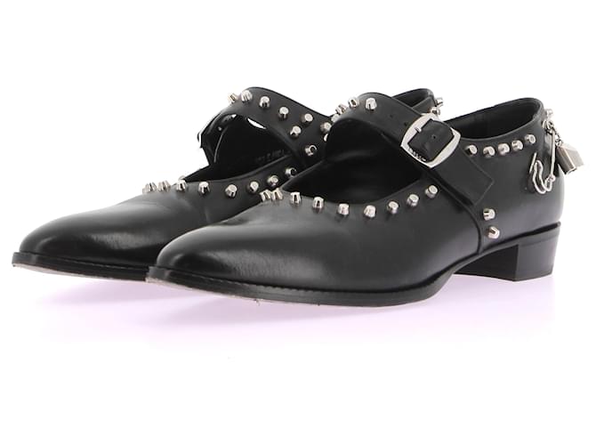 BALLY Ballerinas T.EU 37 Leder Schwarz  ref.1363455