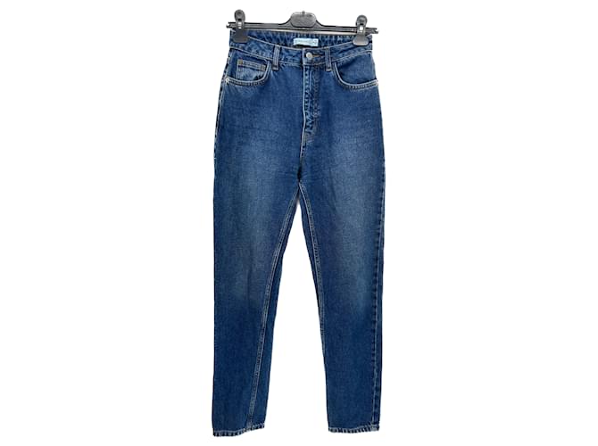 Autre Marque NON FIRMATO / Jeans NON FIRMATI T.fr 36 cotton Blu Cotone  ref.1363527