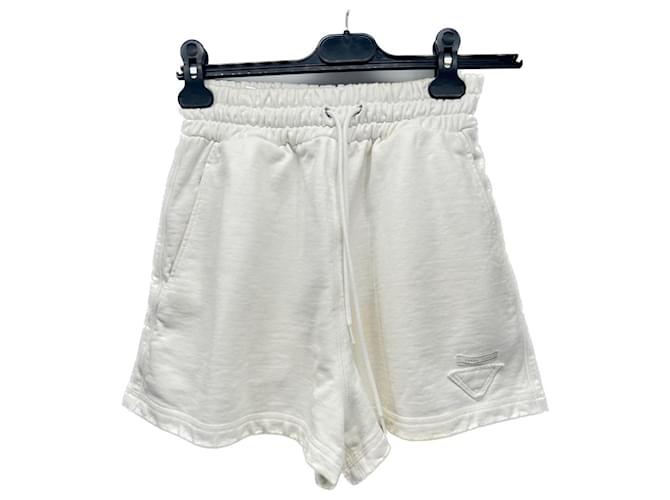 PRADA  Shorts T.International XS Cotton White  ref.1363557