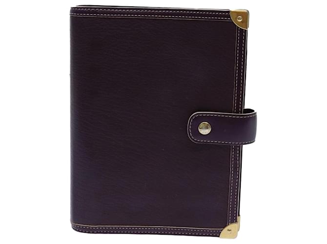 Louis Vuitton Agenda MM Purple Leather  ref.1363632