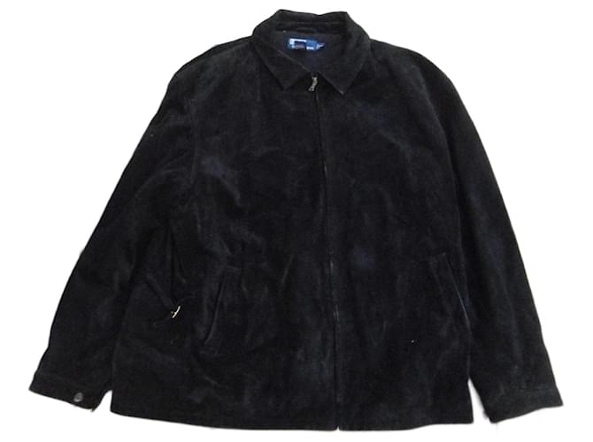 Polo Ralph Lauren Blazers Jackets Black Deerskin  ref.1363666