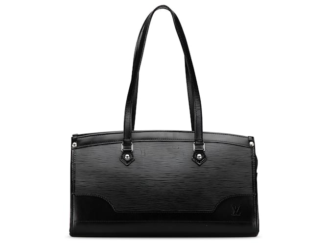 Louis Vuitton Negro Epi Madeleine PM Cuero  ref.1363832