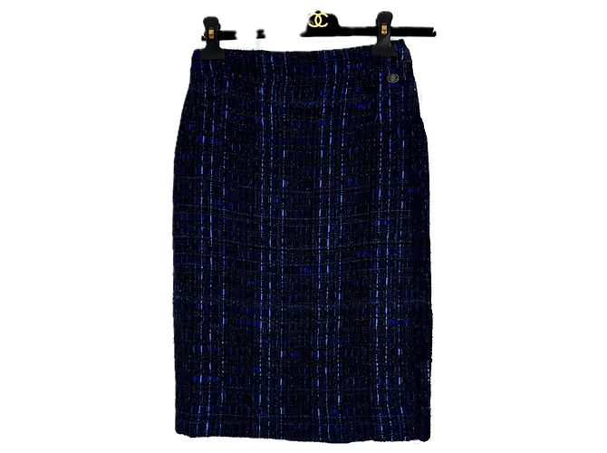 Chanel Falda de tweed Lesage de 4K$ Multicolor